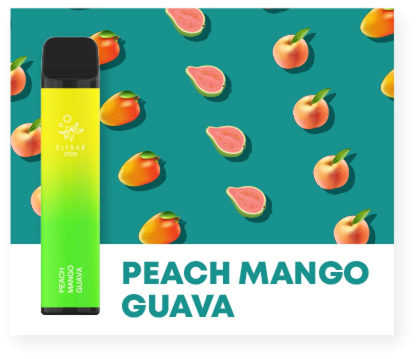 ElfBar Peach Mango Guava 2500 Puffs 5%