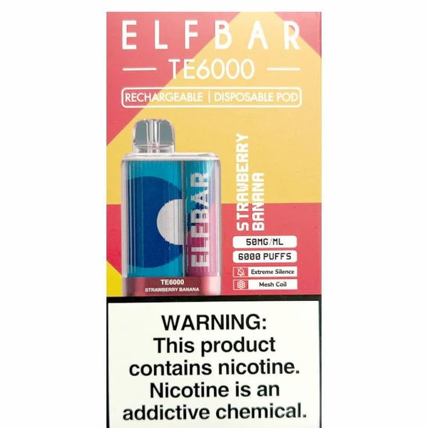 Elfbar Strawberry Banana TE6000 5%
