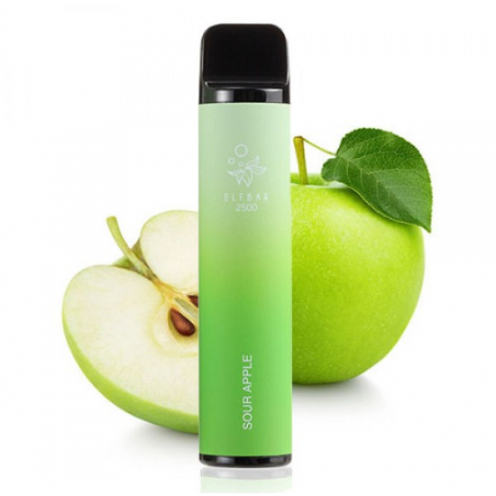 ElfBar Sour Apple 2500 Puffs 5%